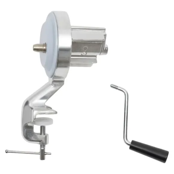 Manuell Pastamaskin, Hållbar Aluminiumkonstruktion, Ergonomiskt Handtag,110V, Silver
