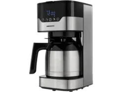 MEDION MD 18458, Droppande kaffebryggare, 1,2 l, Malat kaffe, 900 W, Svart, Rostfritt stål