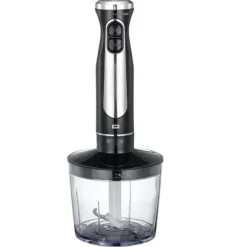 MELISSA Stavmixer med hackare visp kopp 600W Svart / Rostfritt stål