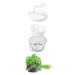 Metaltex Kitchen Helpers Topedo Salladsslunga Vit/Transparent