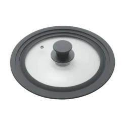 Metaltex lock till stekpanna 20-24 cm glas/silikon/svart