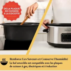 Mijoteuse - Crock-pot - CSC112X - 3,5 Litres - Elektrisk - Digitala kontroller