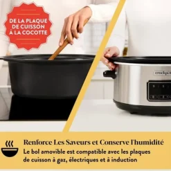 Mijoteuse - Crock-pot - CSC112X - 3,5 Litres - Elektrisk - Digitala kontroller