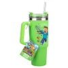 Minecraft Green 900ml Multiway Travel Cup Straw - Merchandise