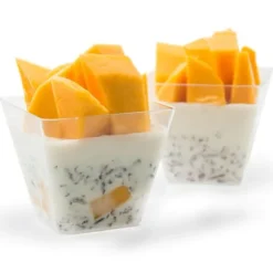 Mini-behållare för dessertkoppar, set med 12 st. 120 ml