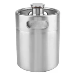 Mini öltunna i rostfritt stål med spirallock Praktiska hem- och hotelltillbehör (2L)