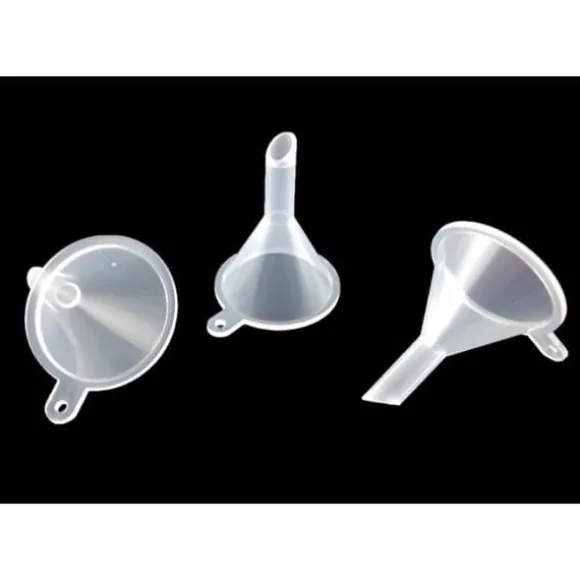12 mini-plasttrattar för eterisk olja och sandmålning (snedgående öppning)