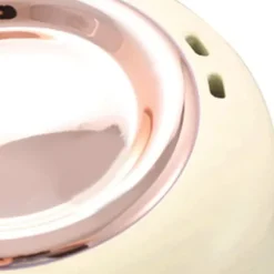 Mini riskokare Effektiv uppvärmning Isolerad bärbar multifunktionssoppa Grytgryta för hemmakontor Dorm Vit