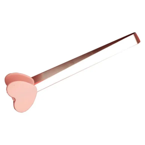 Minitång av silikon Serveringstång Mattång Små barntång för servering Matlagning Förrätter Iskub Frukt Socker Rosa Hjärtaform