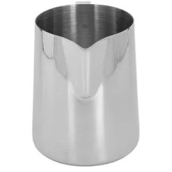 mjölkskummande kanna med latte art-penna glansig silver 304 rostfritt stål innerskala kaffe ångande mjölkgräddekopp 350 ml