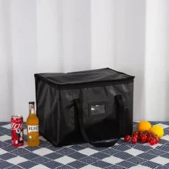 Mjuk kylväska, 50L stor kylväska, picknickväska, termisk matleveransväska, isolerad väska, kylväska för camping, grill, familj, utomhusresor