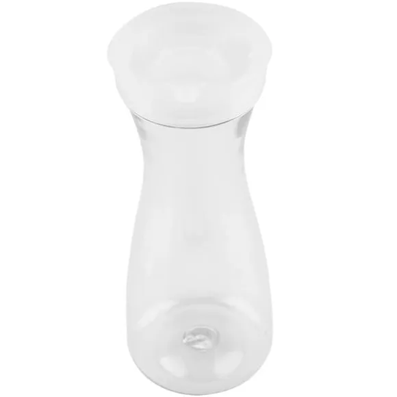 600ml akryl transparent juiceflaska vattenkanna iskall juicekanna med lock för bar hemmabruk