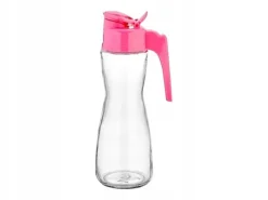 275ML ​​OLIVOLJEFLASKA GLAS 1 st. MED HANDTAG OCH LOCK FÖR OLJA OCH ÄTTIKA