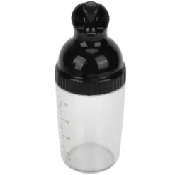 200ml salladsdressingshaker BPA-fri förhindrar läckage salladsdressingburk med lock för kök svart