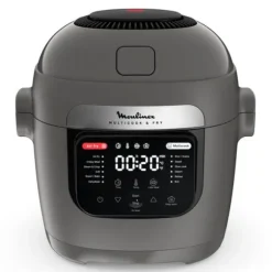 Moulinex Multicook & Fry, Multikokare och inbyggd luftfritös, 12 program, Matlagning på 2 nivåer, Kapacitet 6L, MZ730BF0