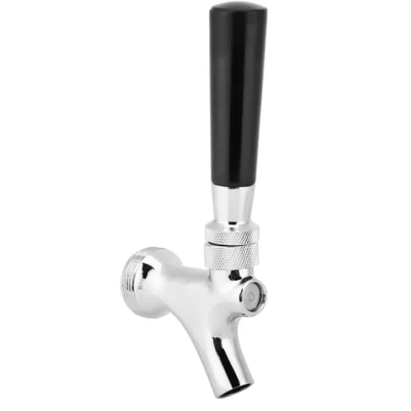 Mässing Ölkran Tap Dispenser med Borste Dammskydd Ölbryggningstillbehör Kit