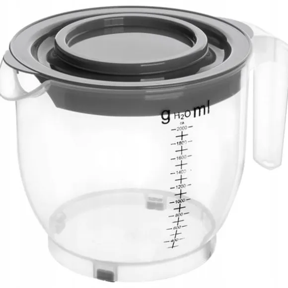 Mätkanna - KADAX - 2L - Transparent - Polypropen - Lock med handtag