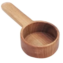 Mätsked i trä för kaffe, kökssoppa, måttsked för kaffebönor, 8g