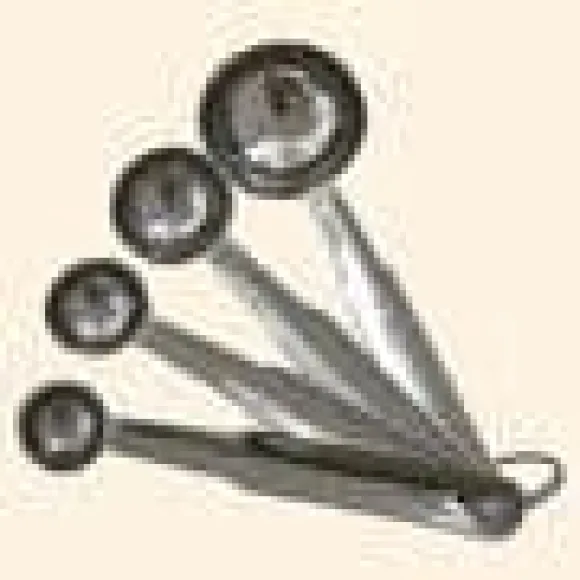 Måttskedar - Set om 4 - Rostfritt stål - 60-80-125-250 ml - Snabb precision