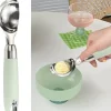 Muffinskopa, multifunktionell glassskopa i stål (glasskopa)