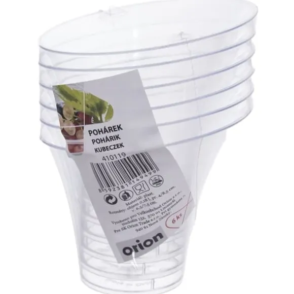 Muggar för desserter, snacks 180 ml 6 st.