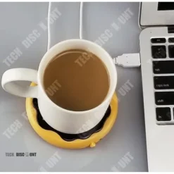 Muggvärmare - TD® - Donut - USB-elektrisk - Vintage design - Värmeplatta