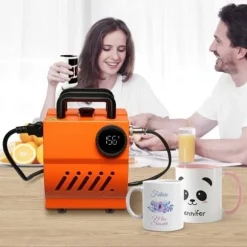Mugg Värmepress Mini Cup Pressmaskin DIY Sublimering 11oz-15oz kaffemuggar Tumblers Handhållen lättviktspressare julklapp.