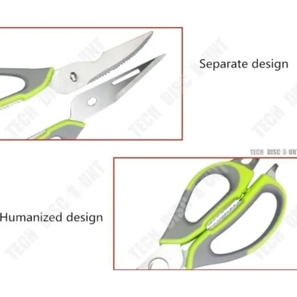 Multifunktionella köksaxar - LUNAVO - TEC™ - Rostfritt stål 2cr13 - 140g - Lätt att rengöra