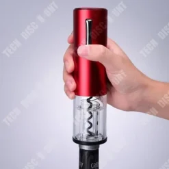 Multifunktionell elektrisk flasköppnare - TD® - Röd - Automatisk - Modern - 18,5 x 4,5 cm