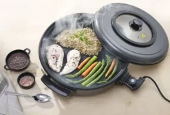 Multipanna Elektrisk 1400W, 400mm, Non-stick-beläggning, Termostat