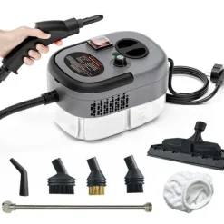 Ångtvätt, Högtemperaturprestanda, Ergonomisk Design,220 V, 200805-grå, EU