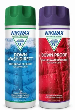 NIKWAX DOWN WASH DIRECT 300 ML + NIKWAX DOWN PROOF 300 ML