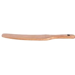Non-stick matlagningsspatel av trä - Teak gräddträ, perfekt för hushållsredskap
