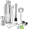 OBOSOE Premium Cocktail shaker Set– 10-delars Barutrustning i Rostfritt Stål