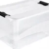 OKT "Crystal Box" förvaringslåda, 52 liter, transparent Låda och lock: natur-transparent / clips: antracit - 1 st (1094200100000)