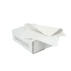 Omslagspapper burger, platt påse 45 g/m2, 370 x 500 mm, Papper + PE, vit slät, förpackning om 10 kg