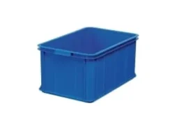 Opbevaringskasse, 55 l, 60 x 40 x 28,5 cm, plast, blå