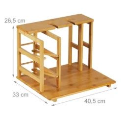 Ostbricka, Bambumaterial, 26.5x40.5x33 cm, Natur