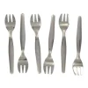Ostrongafflar - Fackelmann - Ref. 32133 - Rostfritt stål - 6-pack - 12,5 cm