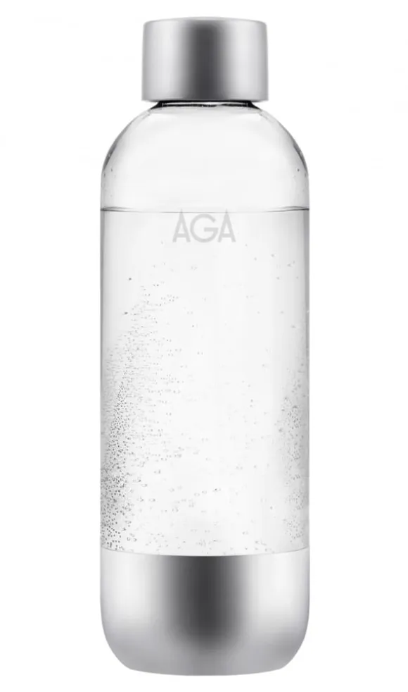 3-pack AGA AQVIA Stål 1L, PET-flaska