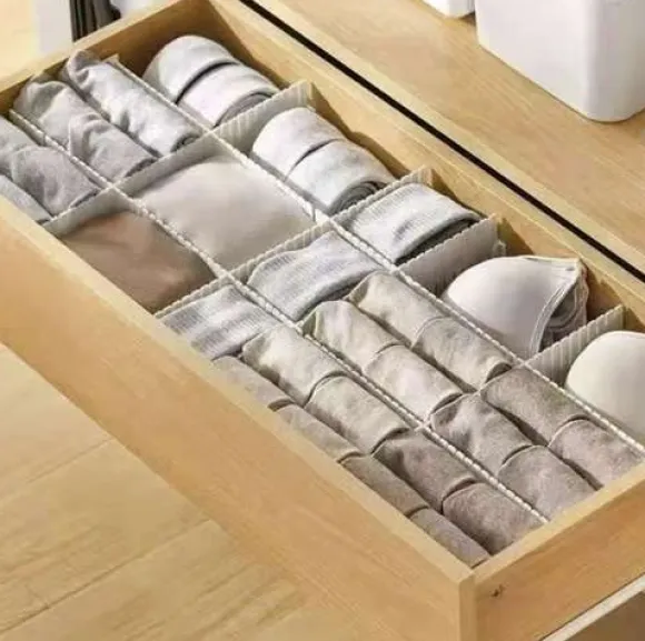 4-Pack Justerbara Låddelare | Organisera Lådor