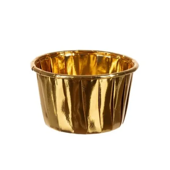50-Pack Muffinsformar Bakformar Guld
