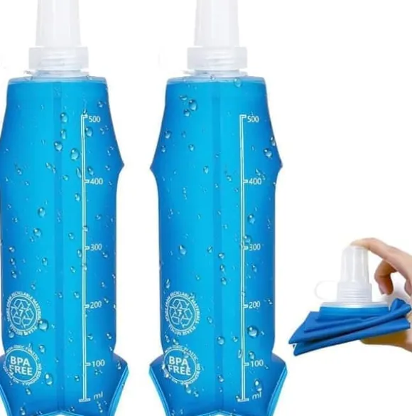 2-Pack ,OBOSOE SOFT FLASK 500 ML, mjuk vattenflaska för vätskeväst