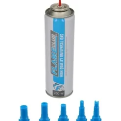 Paket med 4 gaspåfyllningar 250ml - Refill för vektändare - BUSTIR -140g