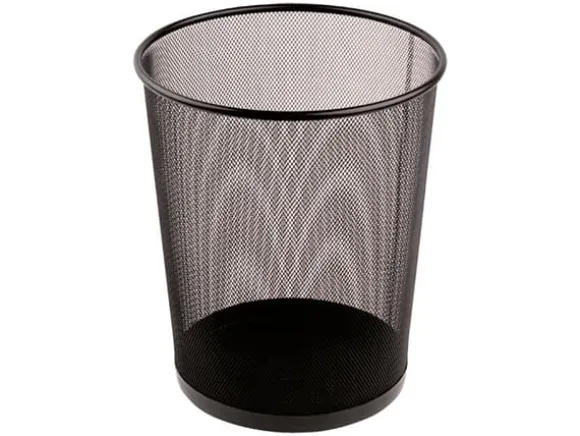 Papirkurv tråd metal sort 18 ltr.