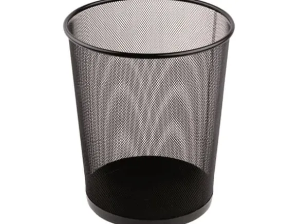 Papirkurv tråd metal sort 18 ltr.