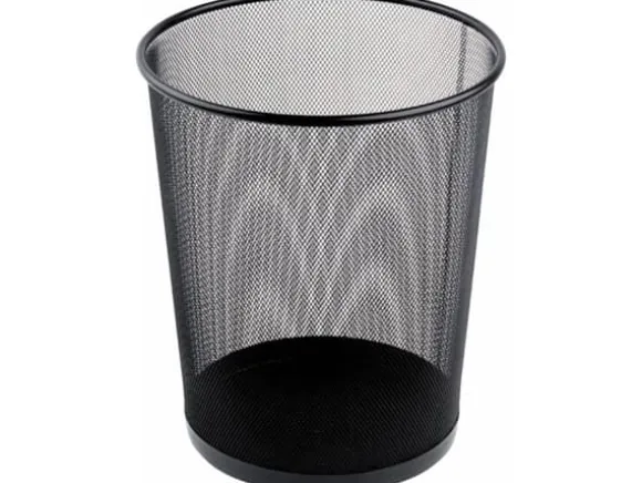 Papirkurv tråd metal sort 18 ltr.