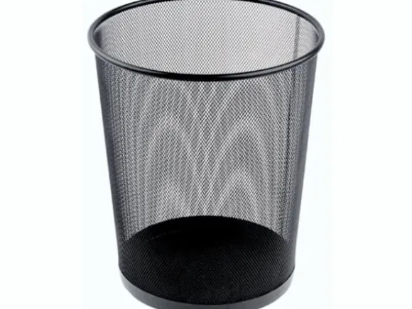 Papirkurv tråd metal sort 18 ltr.