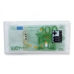 Pappersnäsdukar - Sedlar 100 euro - 10 enheter - Dimensioner 105 x 54 mm