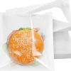 Papperspåsar för mat, frukostmackor, slitstarka, 100 st, 18x19 cm